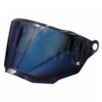 LS2 MX701 plexisklo zrcadlové modré